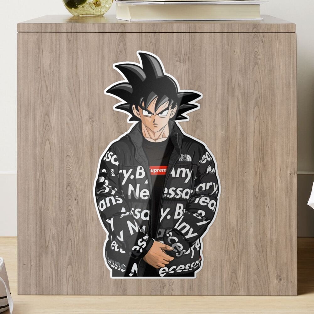 goku drip Sticker for Sale by matwebstore