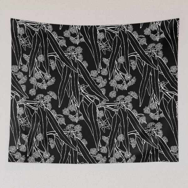 Item preview, Eucalyptus Garden - Black and White Palette designed and sold by Sketchbook Designs.