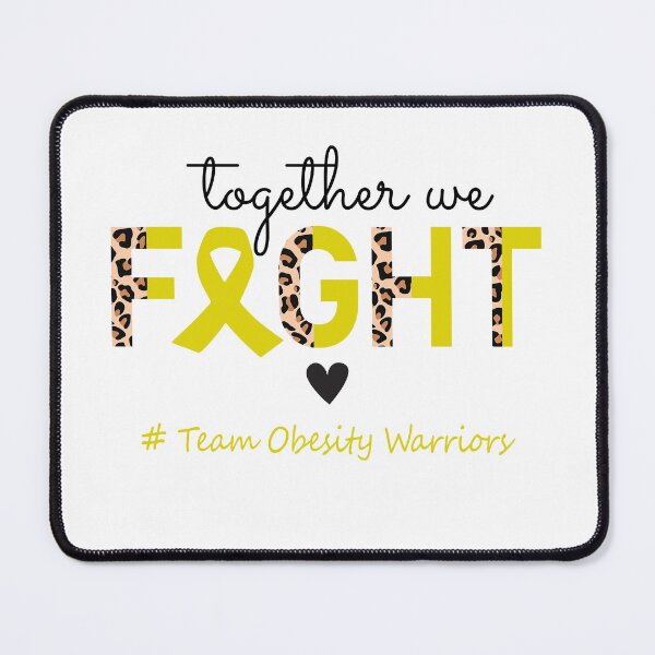 Item preview, Obesity Awareness Together We Fight Team Obesity Warriors designed and sold by whlrcheryl.