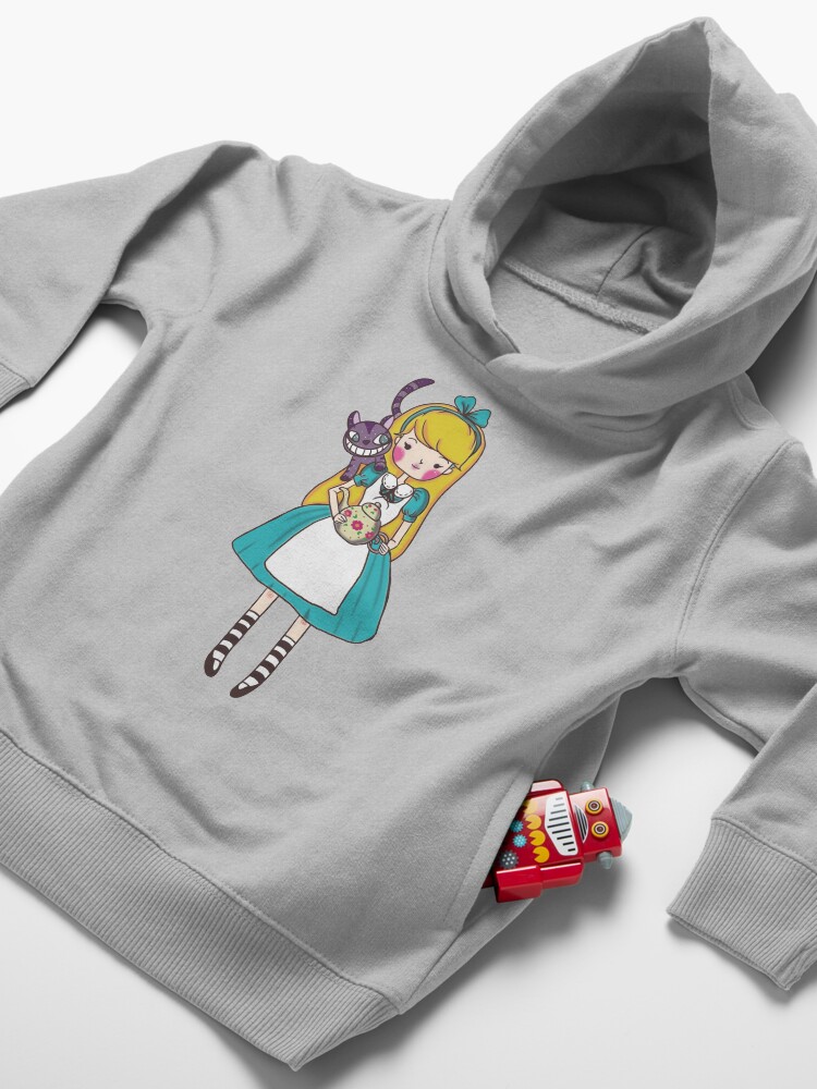 Alternate view of Alice in Wonderland Toddler Pullover Hoodie