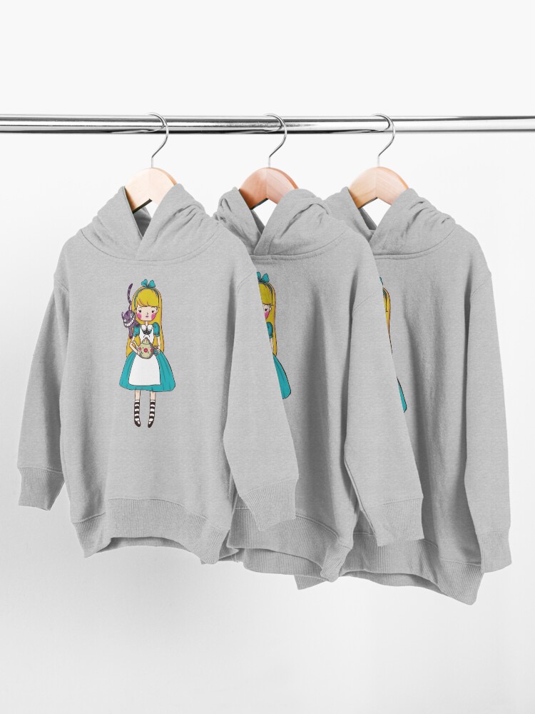 Alternate view of Alice in Wonderland Toddler Pullover Hoodie