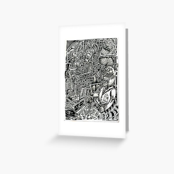 Electric Chair, or, a Shock to the System Greeting Card