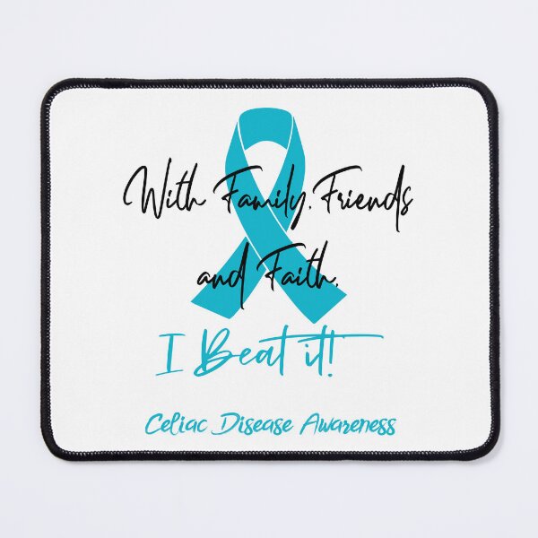 Item preview, Celiac Disease Warrior - With Family, Friends, and Faith - I BEAT IT! designed and sold by Robbsyn.