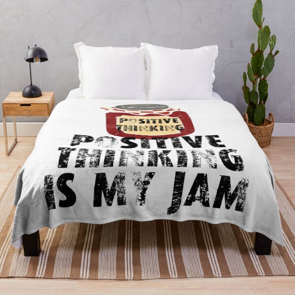 Item preview, Positive thinking is my jam designed and sold by movie-popcorn.