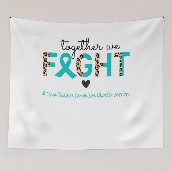 Item preview, Obsessive Compulsive Disorder Awareness Together We Fight Team Obsessive Compulsive Disorder Warriors designed and sold by whlrcheryl.