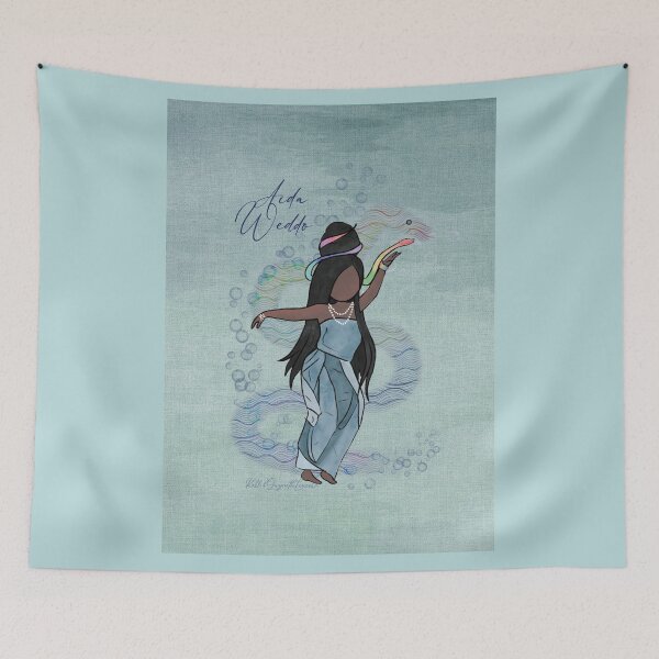 Item preview, Loa Aida Weddo, Rainbow Serpent of Creation designed and sold by Kelli Cymraes Lincoln.