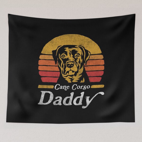Item preview, Retro Vintage Cane Corso Daddy designed and sold by More Cute Dogs.
