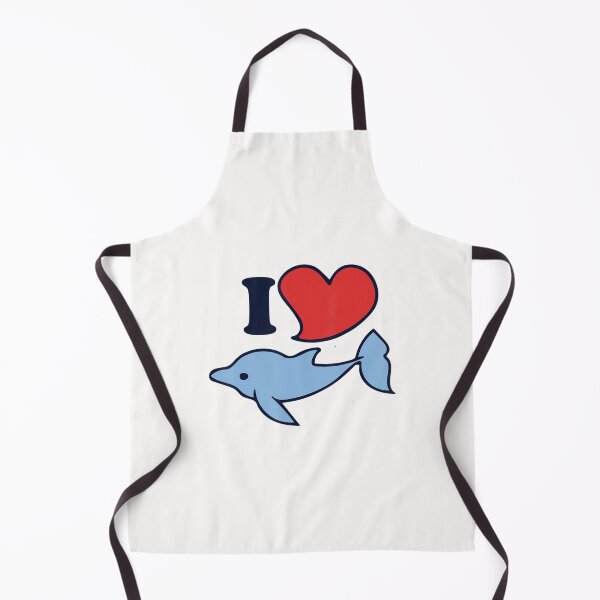 Item preview, I Love Dolphins Cute Dolphin designed and sold by DaDanhabit.