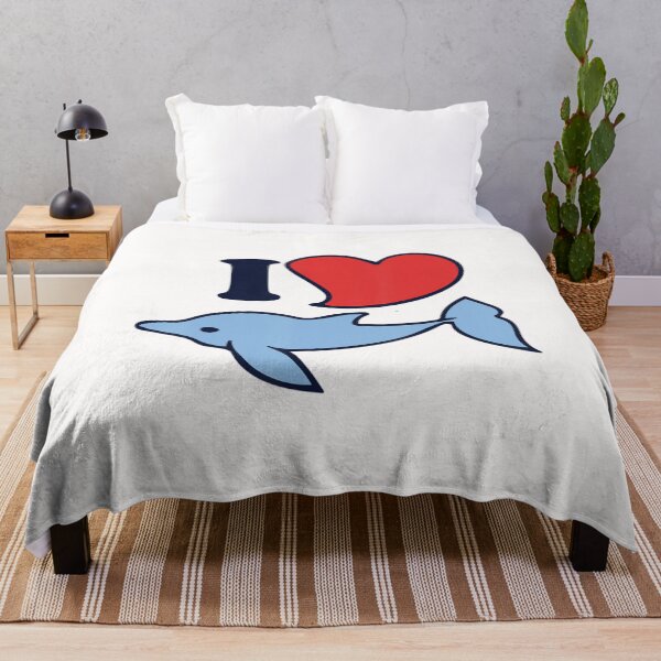 Item preview, I Love Dolphins Cute Dolphin designed and sold by DaDanhabit.