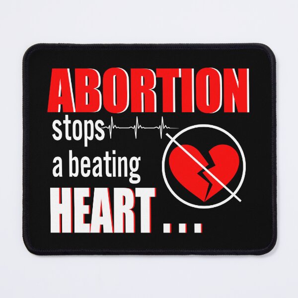 Item preview, Abortion Stops A Beating Heart designed and sold by PansyBoyd.