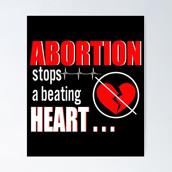 Item preview, Abortion Stops A Beating Heart designed and sold by PansyBoyd.