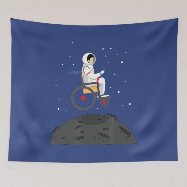 Item preview, Wheelchair Astronaut I Kids With Wheelchair designed and sold by DaDanhabit.