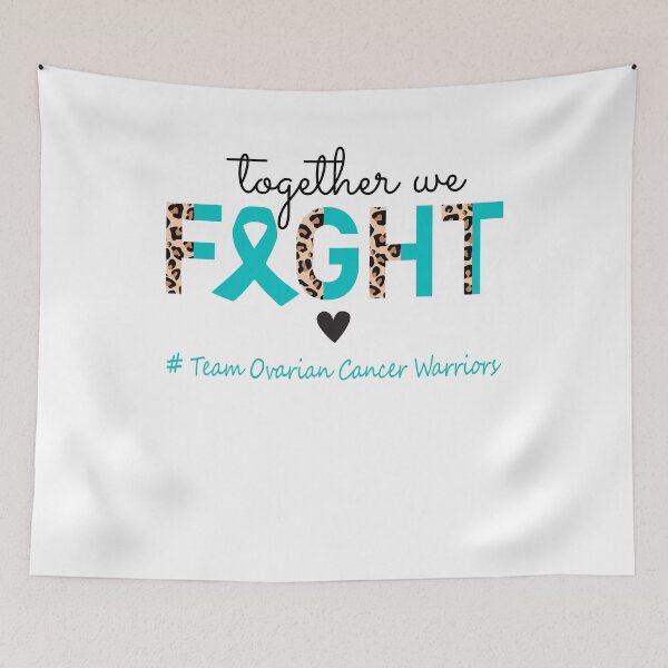 Item preview, Ovarian Cancer Awareness Together We Fight Team Ovarian Cancer Warriors designed and sold by whlrcheryl.