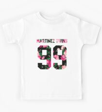 Martinez Twins - Colorful Flowers Kids Tee
