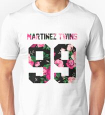 Martinez Twins - Colorful Flowers Unisex T-Shirt