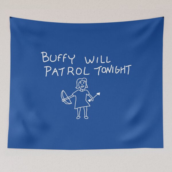 Item preview, Buffy Will Patrols Tonight On Black designed and sold by GratJack.