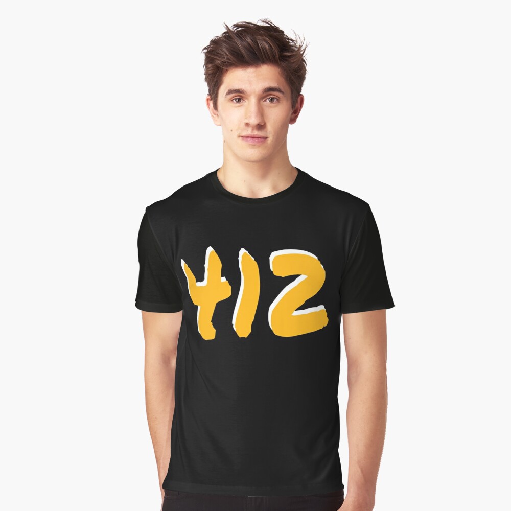 Pittsburgh 412 Letters Gifts' Men's Premium T-Shirt