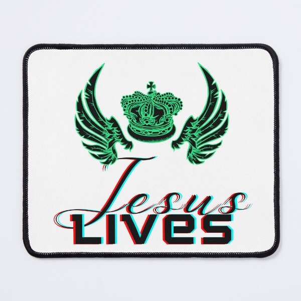 Item preview, Jesus Lives, Crowned With Omnipresence, Omnipotence And Sovereince designed and sold by Darlene Douglas-Jackson.