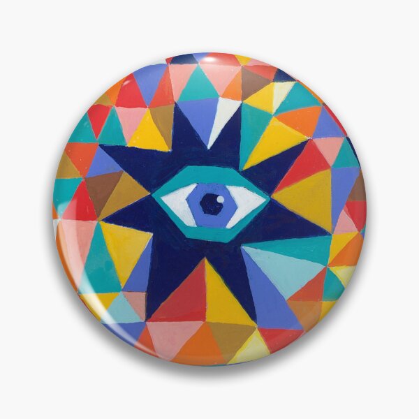 Item preview, Eyes and triangles designed and sold by MARGARET RINGIA HART.