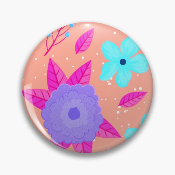 Item preview, Colourful flowers pattern #3 designed and sold by Shiablue.