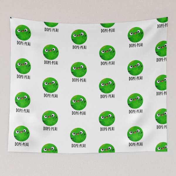 Item preview, Dope-pea Cute Dopey Pea Pun designed and sold by punnybone.