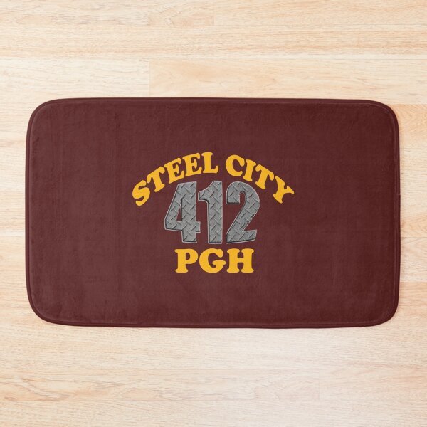 Item preview, Pittsburgh Steel City PGH 412 Retro Black Shirts s   designed and sold by Shaeffestore.
