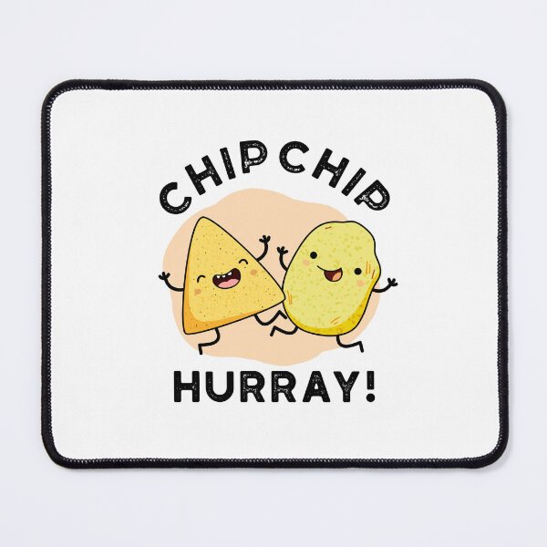 Item preview, Chip Chip Hooray Funny Food Puns designed and sold by punnybone.