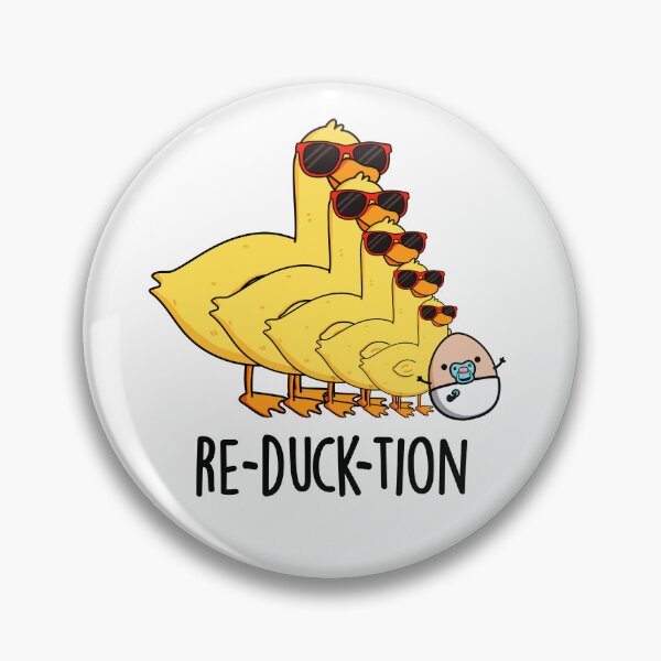 Item preview, Re-duck-tion Funny Animal Duck Puns  designed and sold by punnybone.
