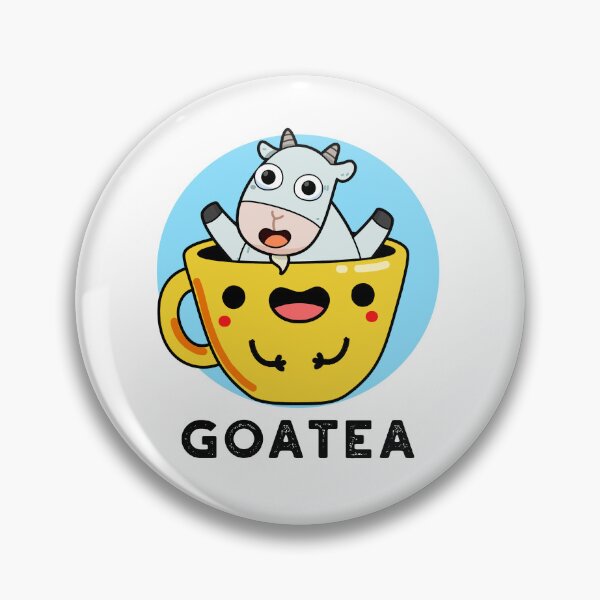 Item preview, Goatea Goat Funny Tea Puns  designed and sold by punnybone.