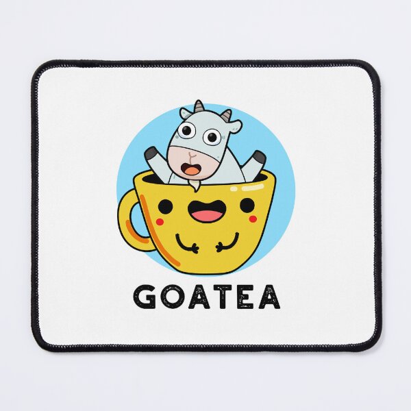Item preview, Goatea Goat Funny Tea Puns designed and sold by punnybone.