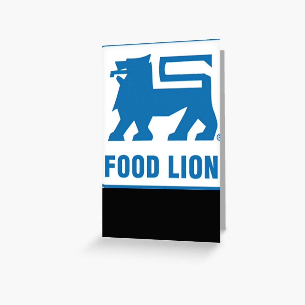 "FOOD LION GROCERY STORE E" Greeting Card for Sale by aarondtzill