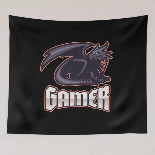 Item preview, Gamer with Aggressive Dark Dragon designed and sold by PRIVARSHU.