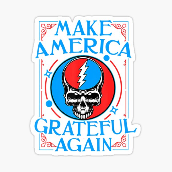 Make America Grateful Again band Tee Rock and Roll MAGA 