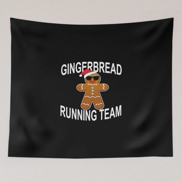 Item preview, Gingerbread Running Team Funny Gingerbread Christmas Classic T-Shirt designed and sold by felyn3gloria.