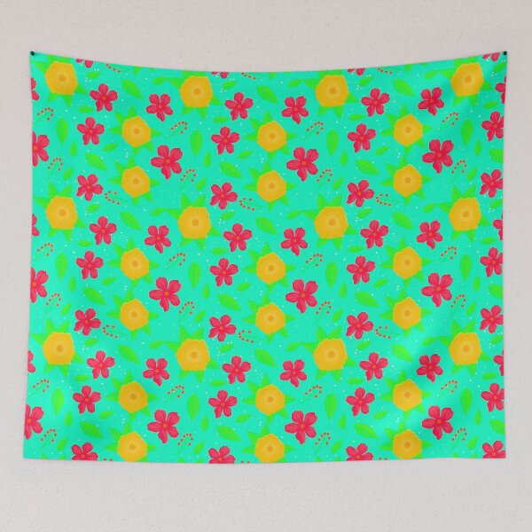 Item preview, Copy of Colourful flowers pattern #6 designed and sold by Shiablue.
