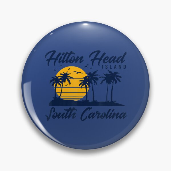 Item preview, Hilton Head Island South Carolina Vintage Sunset Palm Trees designed and sold by TziuYuon.