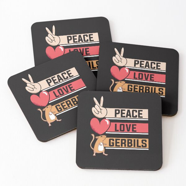 Item preview, Peace Love Gerbils designed and sold by Shellbelle44.