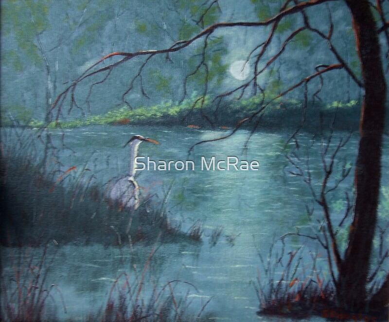 In The Swamp Painting By SharonD Redbubble   Flat,800x800,075,f 