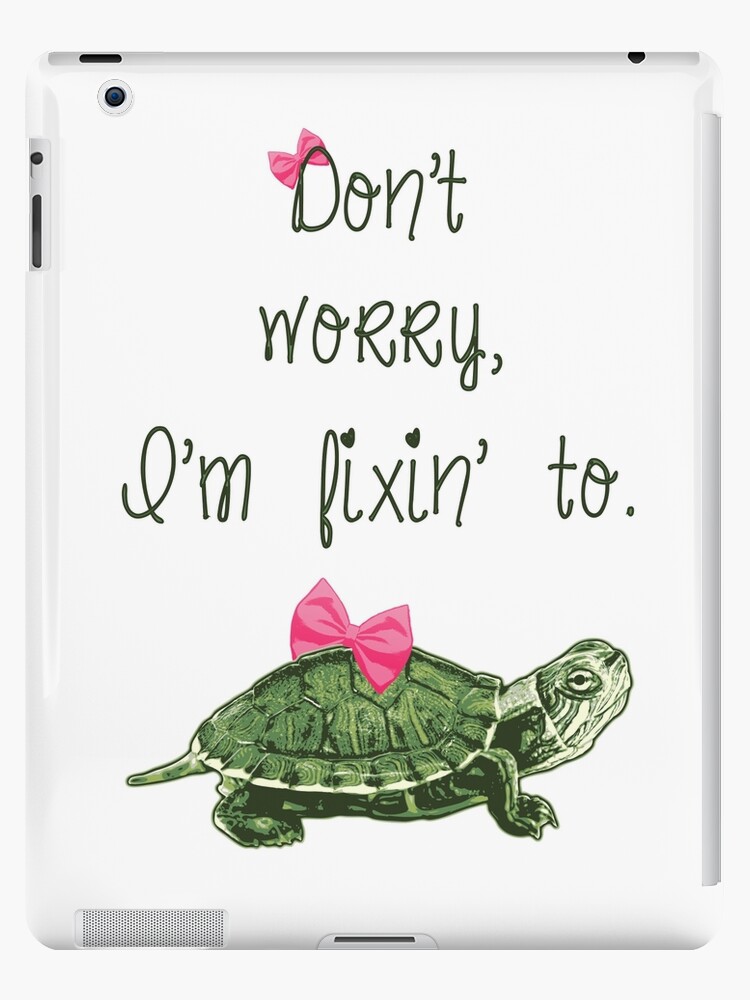 Thumbnail 1 of 2, iPad Case & Skin, Southern Sayings - Fixin' To designed and sold by LittleMissTyne.