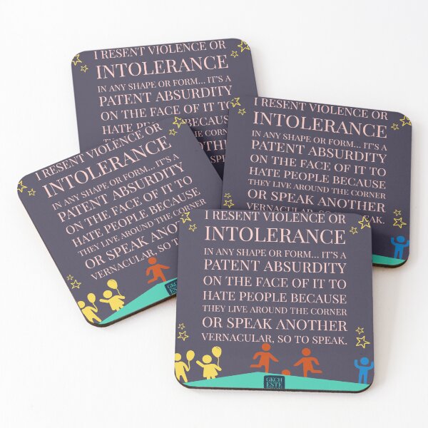 Item preview, I Resent Violence or intolerance of any kind designed and sold by bfwilson.