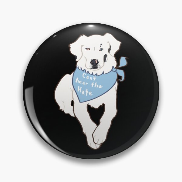 Item preview, CAN’T HEAR THE HATE - Australian Shepherd double merle Deaf dog   designed and sold by EmilyNelson1.