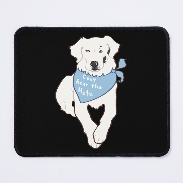 Item preview, CAN’T HEAR THE HATE - Australian Shepherd double merle Deaf dog   designed and sold by EmilyNelson1.