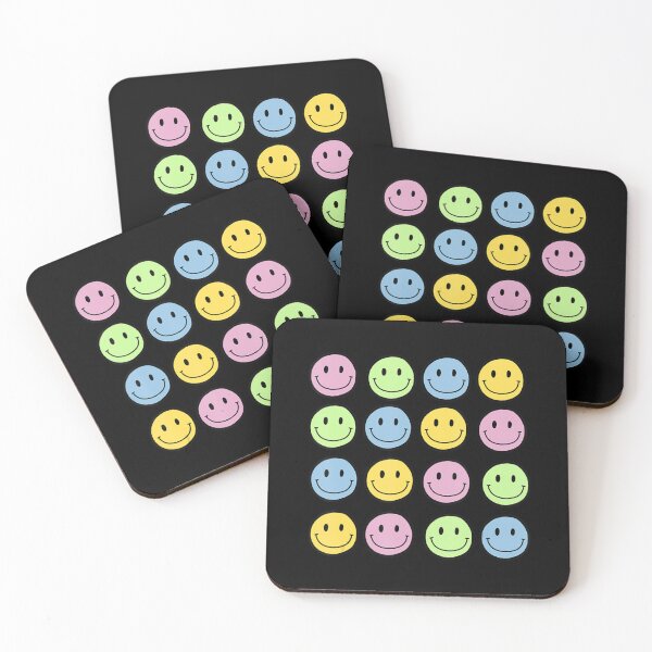 Item preview, Retro Vibe Multi Color Happy Face Smiley Face designed and sold by PalakFera.