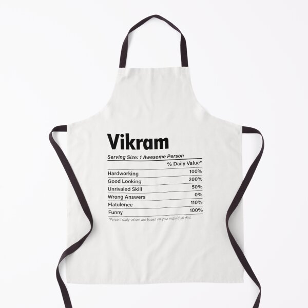 Item preview, Vikram Nutrition Facts Name Definition designed and sold by PalakFera.