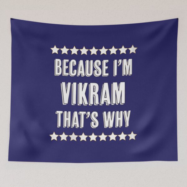 Item preview, Womens Because I'm Vikram That's Why Name Vneck designed and sold by PalakFera.