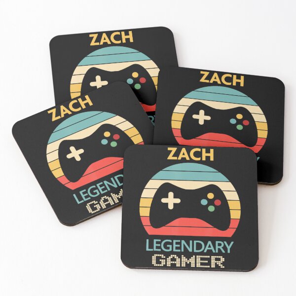 Item preview, Zach Name Personalized Legendary Gamer designed and sold by PalakFera.