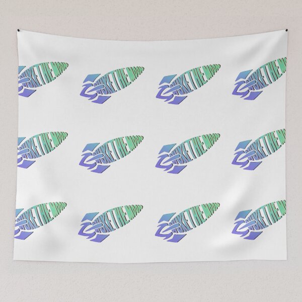 Item preview, Blue Rocket Nuke The Moon designed and sold by ZaraZahavah.