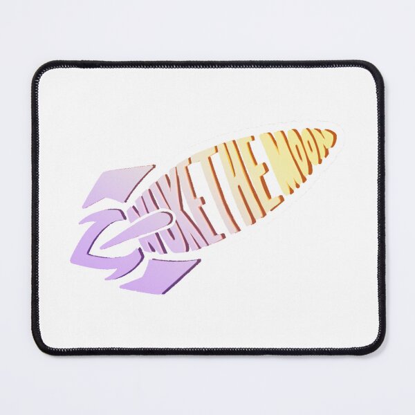 Item preview, Purple Rocket Nuke The Moon designed and sold by ZaraZahavah.