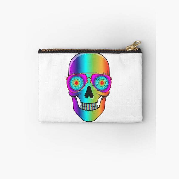 Item preview, Psychedelic Smiling Skull with sunglasses designed and sold by Buyeseoshop.