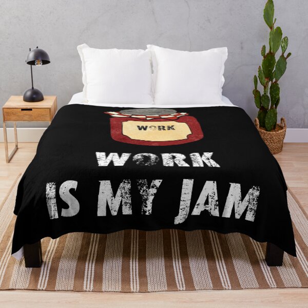 Item preview, Work is my jam designed and sold by movie-popcorn.